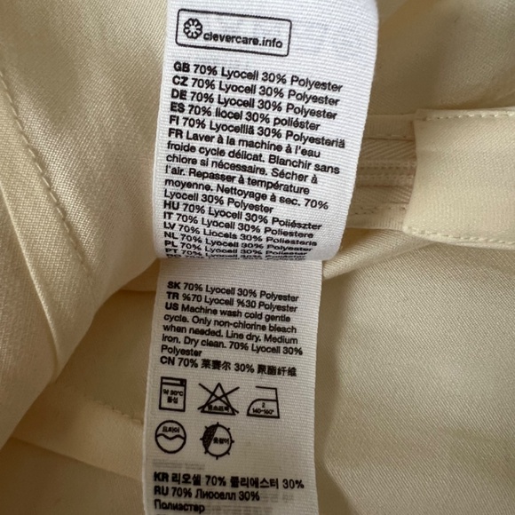 &Others Stories Romantic Puffed Sleeve Blouse Size 4 - Picture 5 of 7